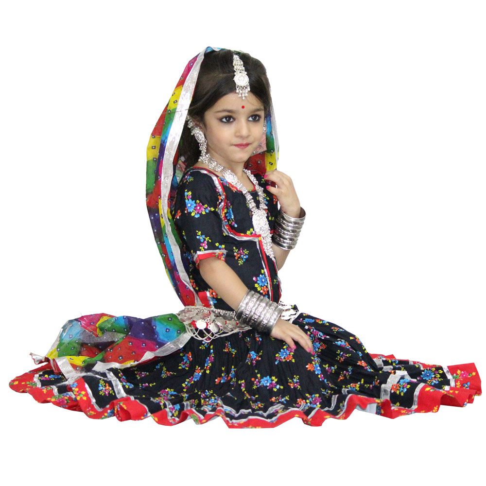 Buy M SELIM DRESSES Girls Anarkali Kurta Set and Rajasthani Sharara Suit  Ethnic Wear Dress For Kids at Amazon.in
