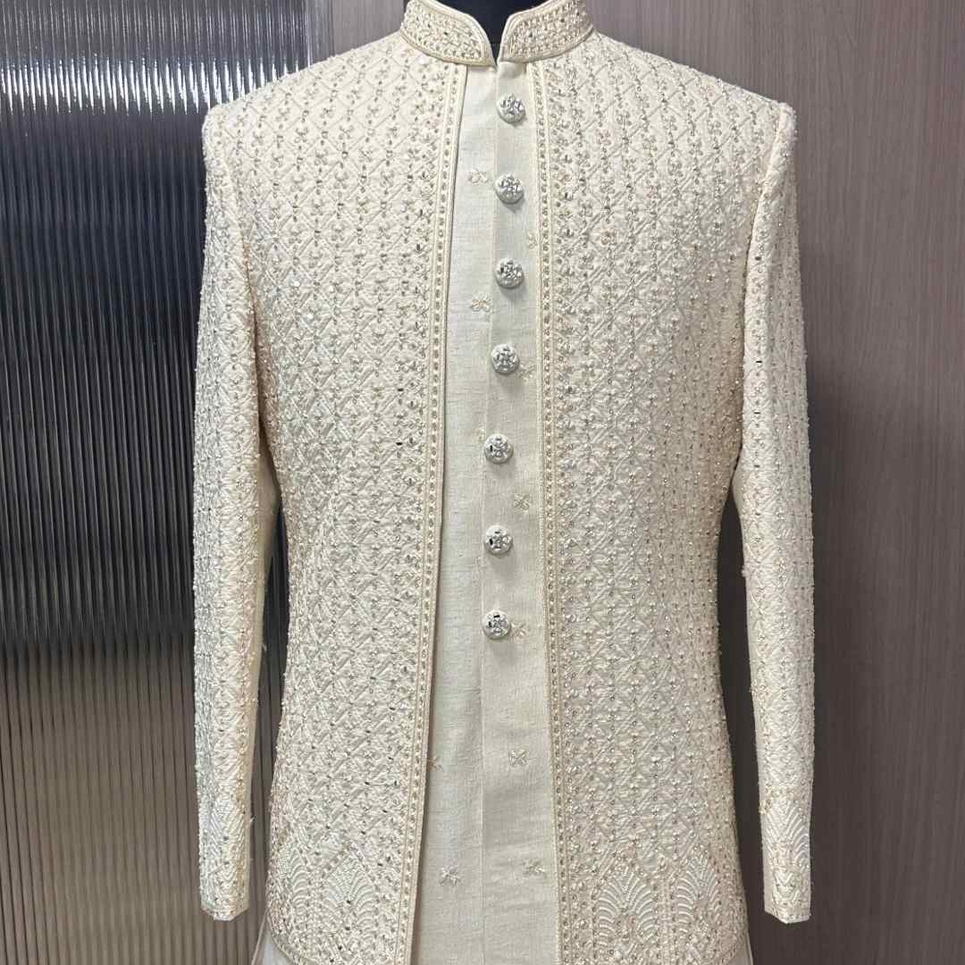 Embroidery sherwani for men on rent in udaipur