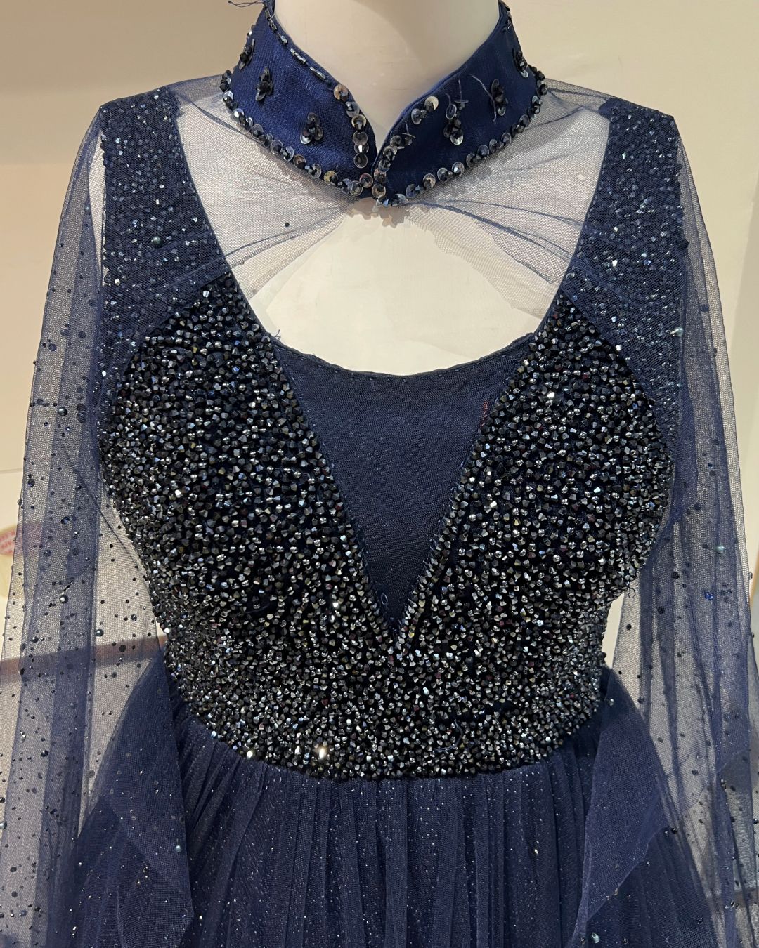 Rental Gown for Reception with elegant designer styling