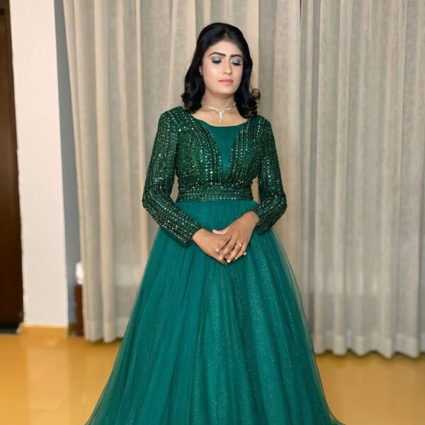 Elegant Charm: Stunning Gown for Bridesmaid