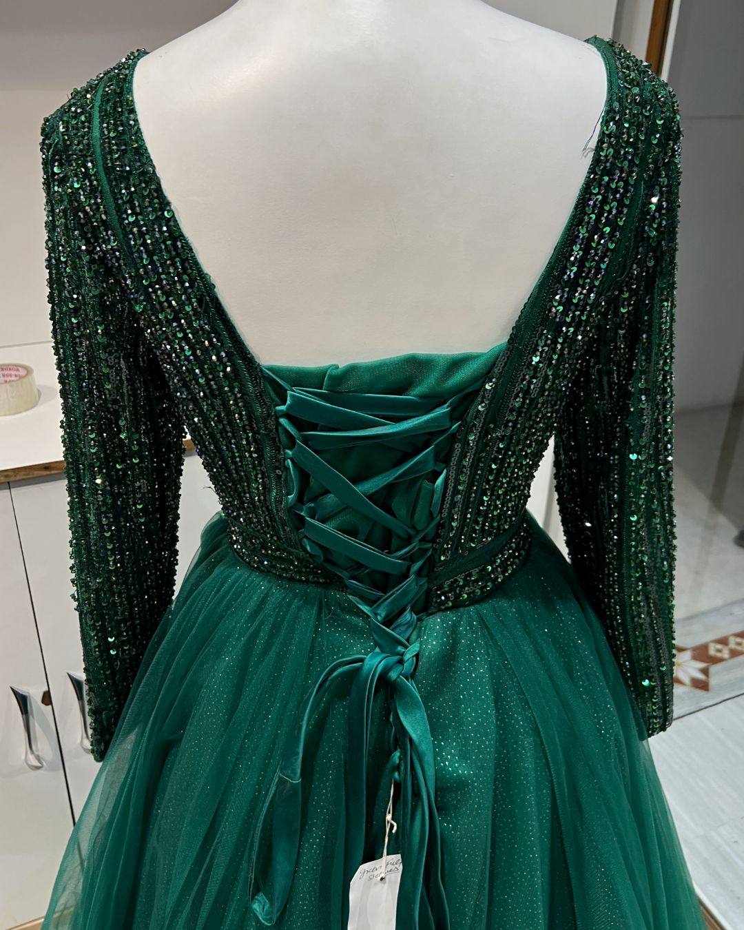 Elegant Charm: Stunning Gown for Bridesmaid - Image 4