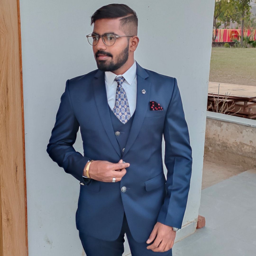 Blue Suit Rental in Udaipur for Men
