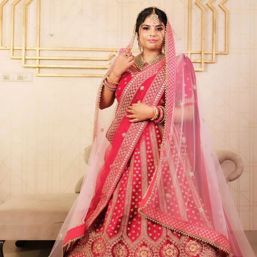 π₯ Top 5 Royal Red Bridal Lehenga on Rent β Feel Like a Queen! - Image 2