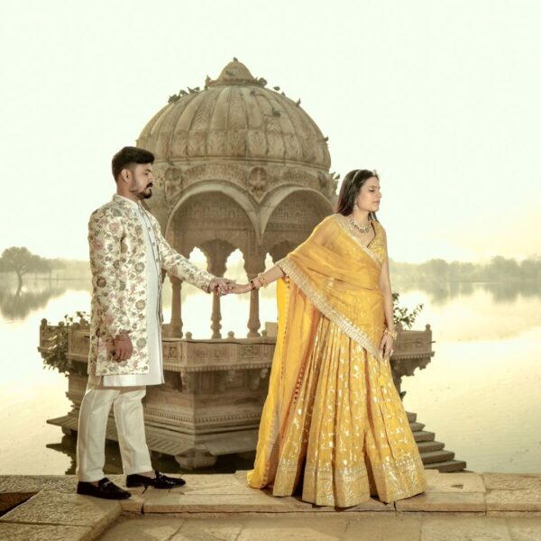 Timeless Love Looks: Rent Ethnic Couple Shoot Dresses Udaipur - Image 2