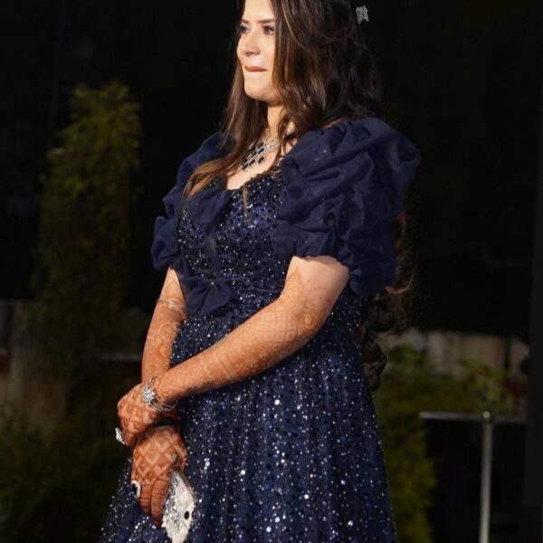 Top 3 Dreamy Blue Western Bridal Gown on Rent – Dazzle on Your Big Day! - Image 3
