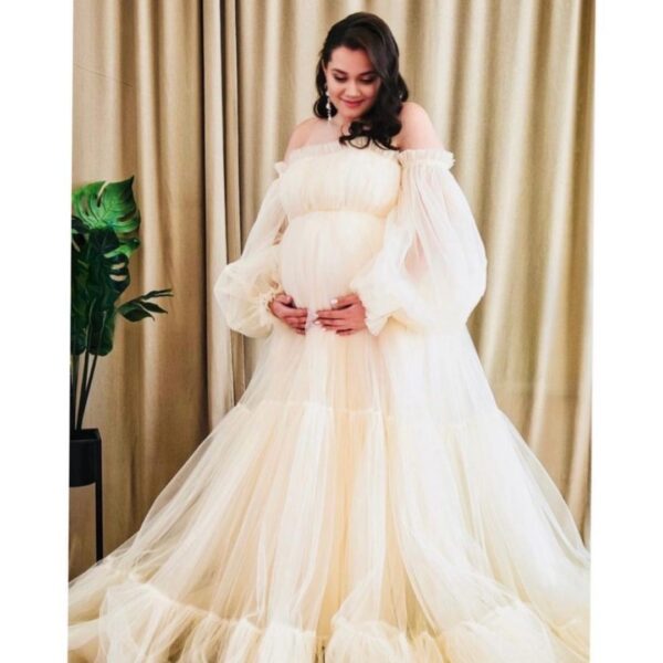 3 Elegant White Baby Shower Gown Rentals to Shine - Image 2
