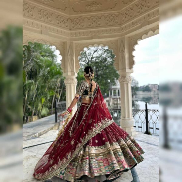 Top 1 Vintage Lehenga for Rent – Timeless Elegance with Royal Charm - Image 2
