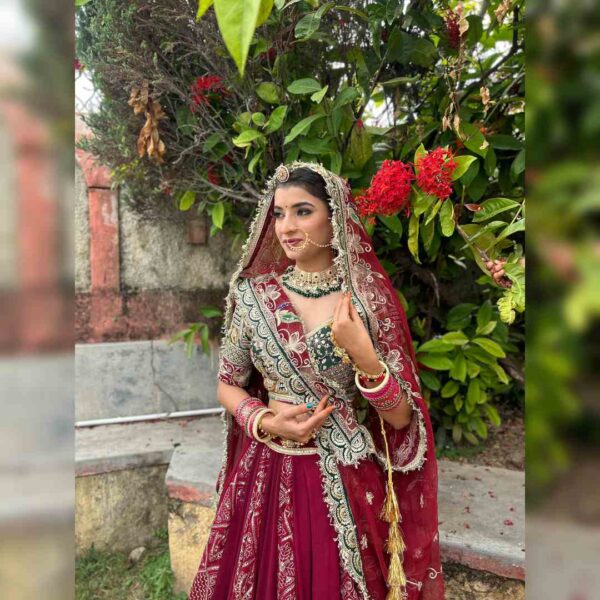 Top 1 Vintage Lehenga for Rent – Timeless Elegance with Royal Charm - Image 4