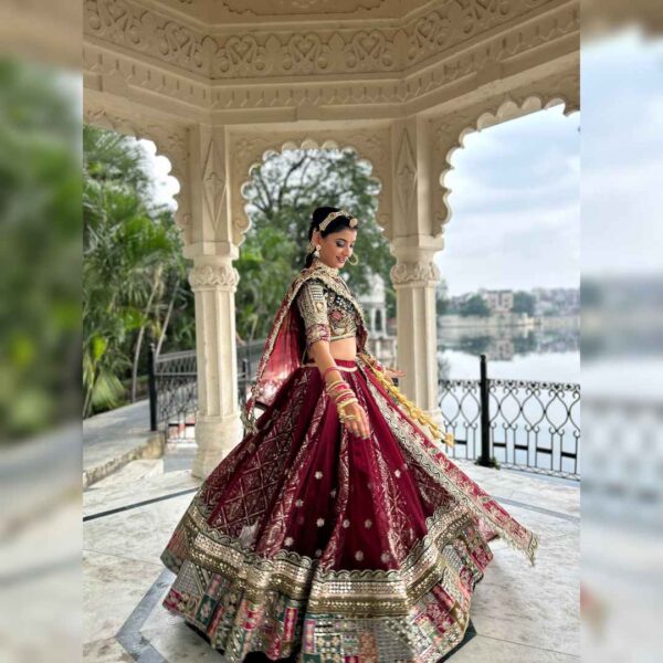 Top 1 Vintage Lehenga for Rent – Timeless Elegance with Royal Charm - Image 5