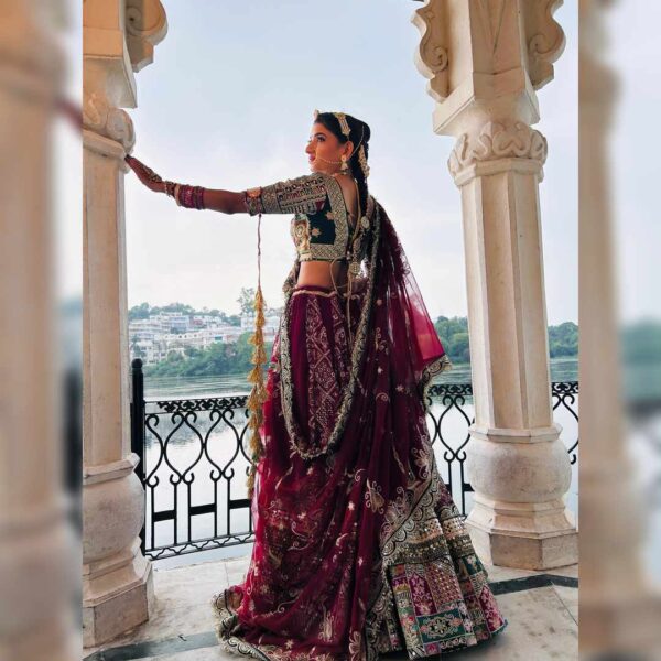 Top 1 Vintage Lehenga for Rent – Timeless Elegance with Royal Charm - Image 6