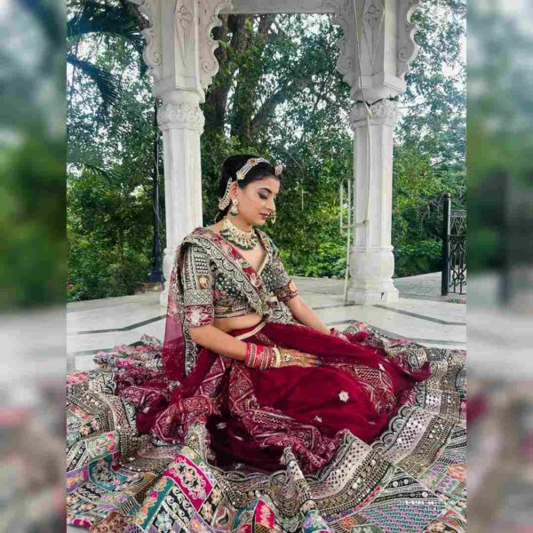 Top 1 Vintage Lehenga for Rent – Timeless Elegance with Royal Charm - Image 7