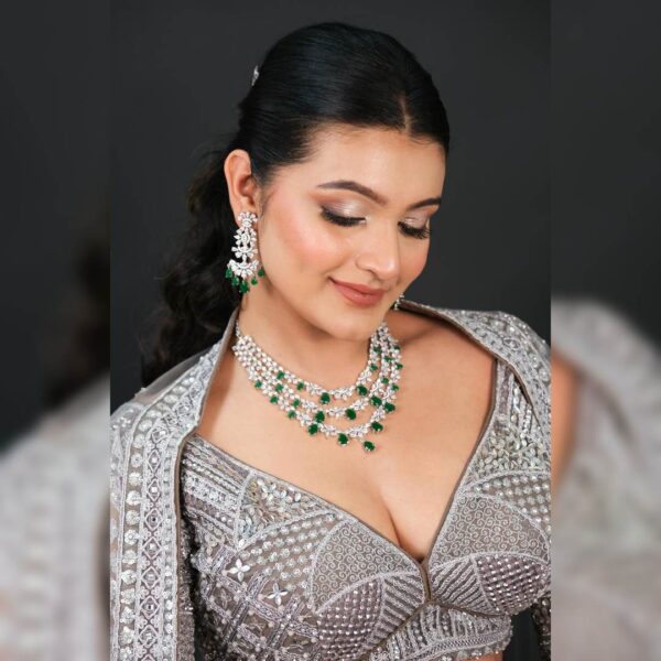 ✨ Top 1 Grey Silver Sangeet Lehenga – Elegant, Stylish & Perfect for Night Functions ✨ - Image 2