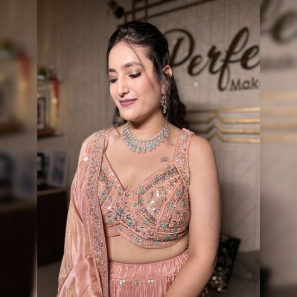 ✨ Top 1 Designer Fancy Crop Top Bridesmaid Lehenga – Look Stylish & Elegant for Weddings - Image 4