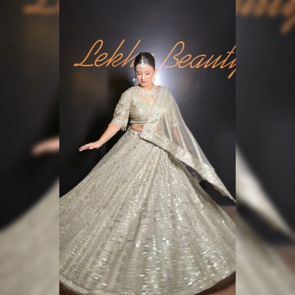 Chiku Designer Lehenga rental for weddings & receptions in Udaipur