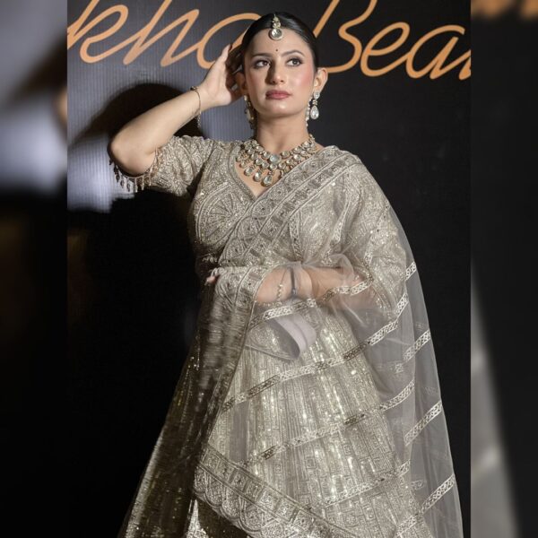 Exclusive Chiku Designer Lehenga on Rent – Elegant Bridal & Party Wear at Fancyano Udaipur - Image 7