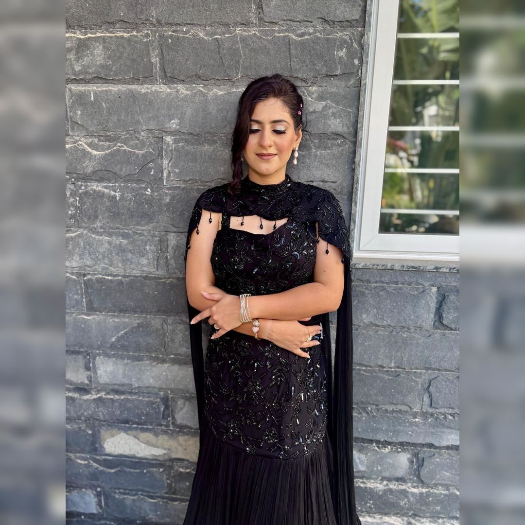 Black Fish Cut Girlish Lehenga – Elegant Designer Outfit - Image 2