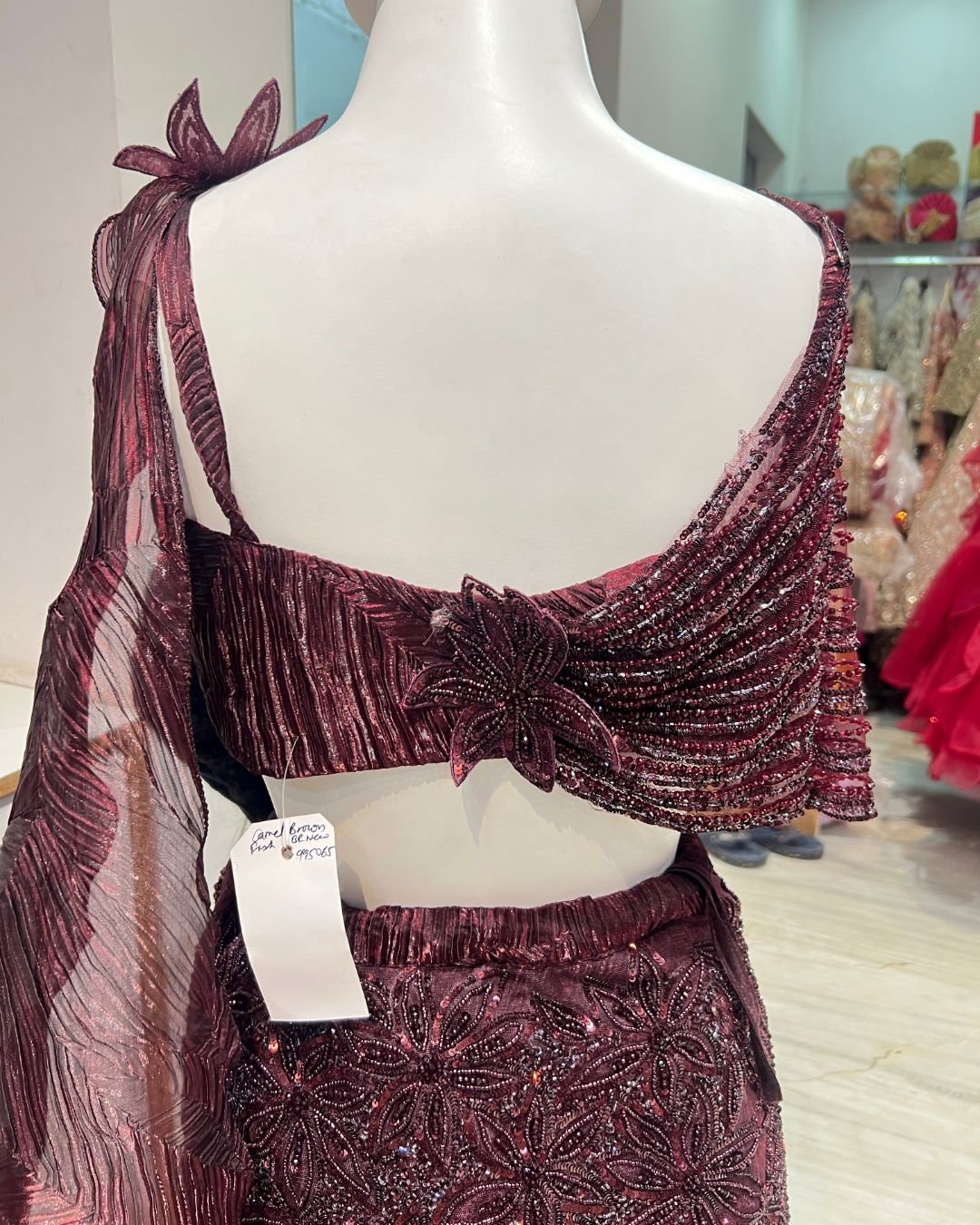 Best Fish Cut Lehenga for Reception Rental – Glamorous Designer Party Wear - Image 2