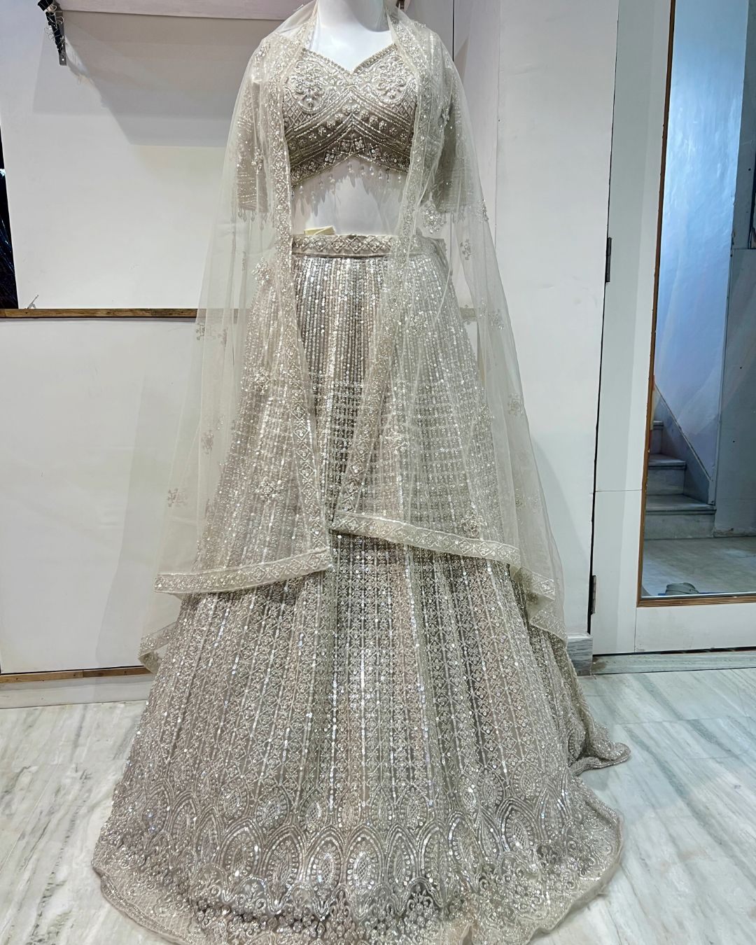 Stylish lehenga for bride sisters rental in Udaipur for wedding and festive celebrations