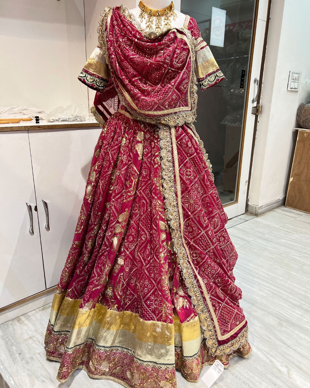 Royal bridal vintage lehenga rental in Udaipur for wedding and bridal celebrations