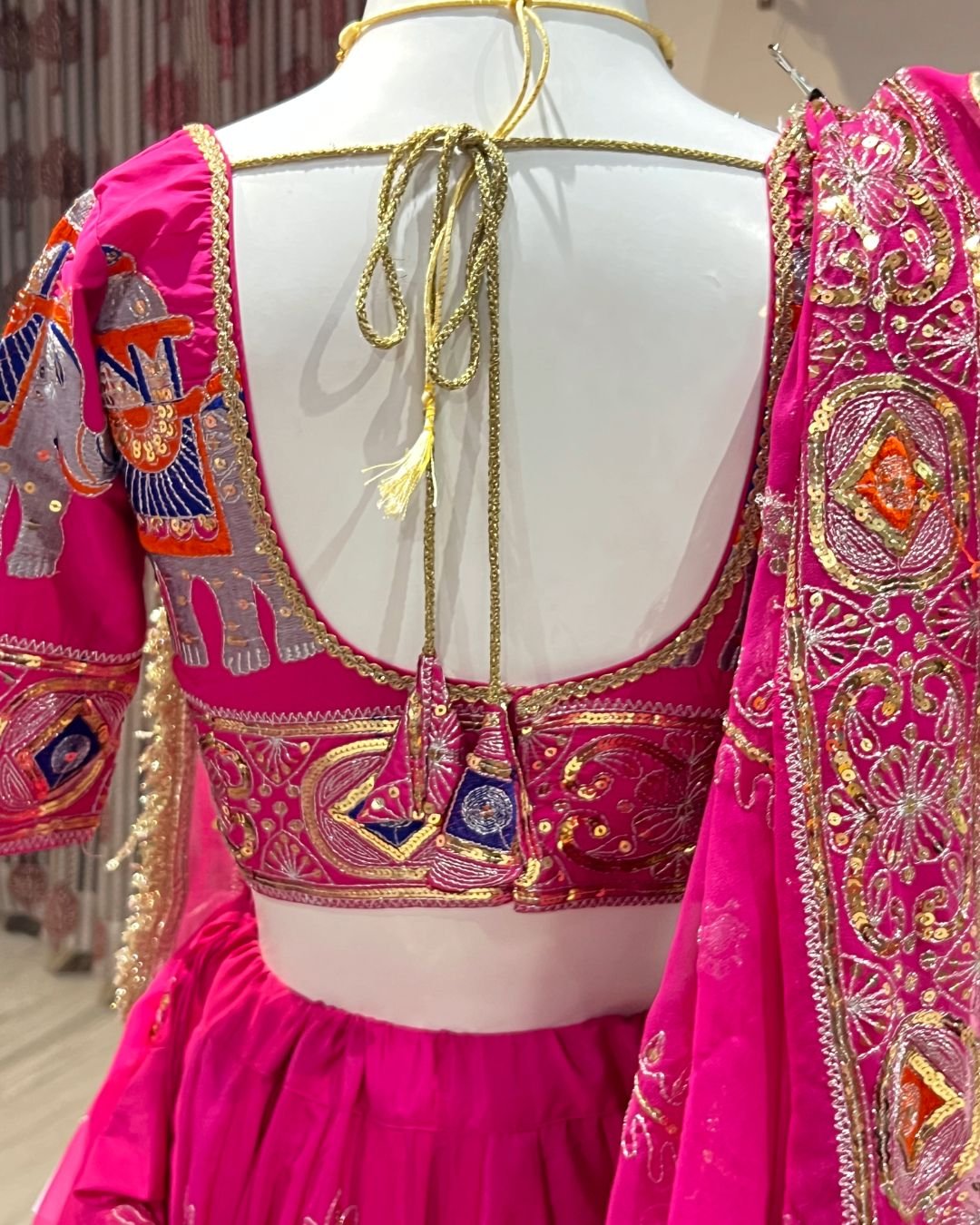 Vintage Lehenga for Pre Wedding Photoshoot in Udaipur – Royal Romantic Glam - Image 3