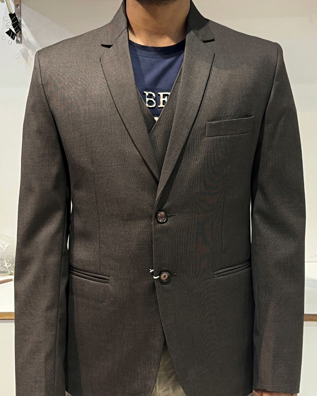 dark brown suit rent for wedding reception engagement and formal events