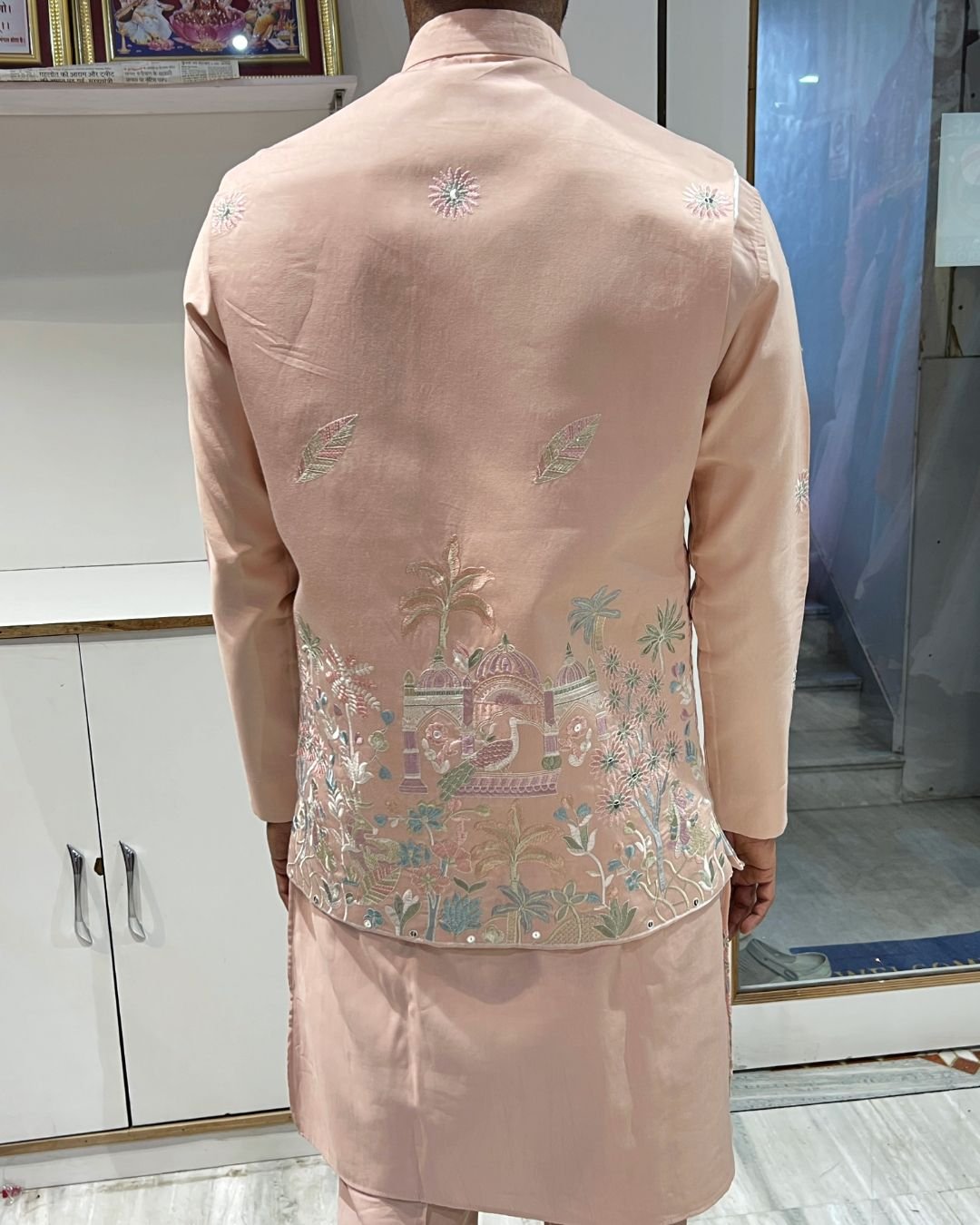 Stylish Kurta Pajama Koti Set for Men – Perfect Ethnic Look for Every Occasion - Image 2